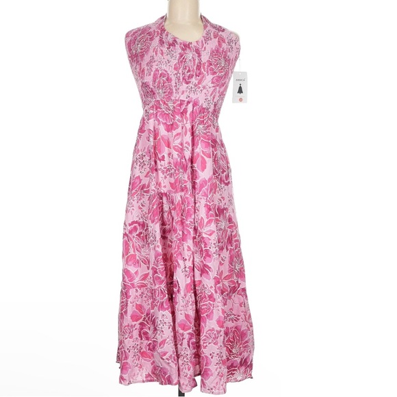 Zesica Dresses & Skirts - Zesica Floral Pink Sleeveless Dress